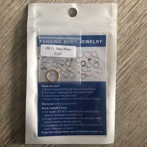 18G - 9mm Gold Nose/Earring